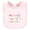 imageHudson Baby Infant Girl Cotton Bibs Plum Wildflower One SizeMama Mauve Sage Rose