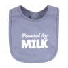 imageHudson Baby Infant Girl Cotton Bibs Plum Wildflower One SizeMilk and Cookies Better Together