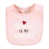 imageHudson Baby Infant Girl Cotton Bibs Plum Wildflower One SizeMini Diva