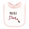 imageHudson Baby Infant Girl Cotton Bibs Plum Wildflower One SizeMini Diva