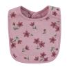 imageHudson Baby Infant Girl Cotton Bibs Plum Wildflower One SizePlum Wildflower