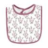 imageHudson Baby Infant Girl Cotton Bibs Plum Wildflower One SizePlum Wildflower