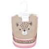 imageHudson Baby Infant Girl Cotton Bibs Plum Wildflower One SizeSassy Cheetah