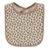 imageHudson Baby Infant Girl Cotton Bibs Plum Wildflower One SizeSassy Cheetah