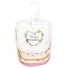imageHudson Baby Infant Girl Cotton Bibs Plum Wildflower One SizeSoft Painted Floral