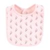 imageHudson Baby Infant Girl Cotton Bibs Plum Wildflower One SizeSoft Painted Floral