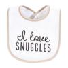 imageHudson Baby Infant Girl Cotton Terry Drooler Bibs with Fiber Filling Cutest Family One SizeCuddle Bear