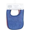 imageHudson Baby Unisex Baby Rayon from Bamboo Bib with Waterproof Lining 10pk Gray White One SizeBlue Red