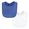 imageHudson Baby Unisex Baby Rayon from Bamboo Bib with Waterproof Lining 10pk Gray White One SizeBlue Red