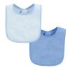 imageHudson Baby Unisex Baby Rayon from Bamboo Bib with Waterproof Lining 10pk Gray White One SizeBlue Red