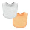 imageHudson Baby Unisex Baby Rayon from Bamboo Bib with Waterproof Lining 10pk Gray White One SizeMint Orange