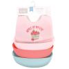 imageHudson Baby Unisex Baby Silicone Bibs Fancy One SizeApple of My Eye