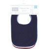 imageHudson Baby Unisex BabyDrooler Bib with Waterproof LiningBlue Burgundy