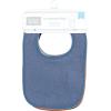 imageHudson Baby Unisex BabyDrooler Bib with Waterproof LiningBlue Orange