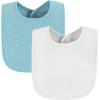 imageHudson Baby Unisex BabyDrooler Bib with Waterproof LiningGray Mint