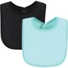 imageHudson Baby Unisex BabyDrooler Bib with Waterproof LiningGray Mint