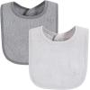 imageHudson Baby Unisex BabyDrooler Bib with Waterproof LiningPink Blue