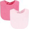 imageHudson Baby Unisex BabyDrooler Bib with Waterproof LiningPink Mint