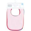 imageHudson Baby Unisex BabyDrooler Bib with Waterproof LiningPink Mint