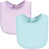 imageHudson Baby Unisex BabyDrooler Bib with Waterproof LiningPink Mint