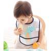 imageHudson Baby Waterproof Bib with Crumb Catcher PocketOwl
