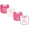 imageHudson Baby Infant Girl Cotton Terry Drooler Bibs with Fiber Filling Cutest Family One SizeMy Mama
