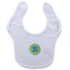 imageHudson Baby Personalized Initial Bib E Boy BlueGreen