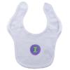 imageHudson Baby Personalized Initial Bib I Girl Violet