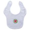 imageHudson Baby Personalized Initial Bib K Girl PinkGreen