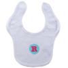 imageHudson Baby Personalized Initial Bib R Girl Pink