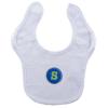 imageHudson Baby Personalized Initial Bib S Boy BlueGreen