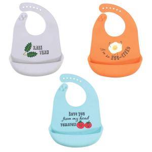 imageHudson Baby Unisex Baby Silicone Bibs Fancy One SizeKale Yeah