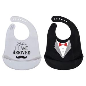 imageHudson Baby Unisex Baby Silicone Bibs Fancy One SizeLadies I Have Arrived