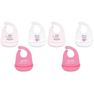 imageHudson Baby Unisex Baby Silicone Bibs Fancy One SizeMiso Cute