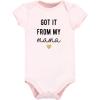imageHudson Baby Unisex Baby Cotton Bodysuits Mama Heart 69 Months