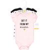 imageHudson Baby Unisex Baby Cotton Bodysuits Mama Heart 69 Months