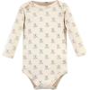 imageHudson Baby Unisex Baby Cotton LongSleeve Bodysuits Teddy Bears 5Pack 69 Months