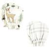 imageHudson Baby Unisex Baby Cotton Scratch MittensForest Animals