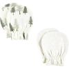 imageHudson Baby Unisex Baby Cotton Scratch MittensForest Animals