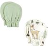 imageHudson Baby Unisex Baby Cotton Scratch MittensForest Animals