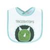 imageHudson Baby Unisex Baby Cotton Terry Drooler Bibs with Fiber Filling Girl Fox One SizeBoy Dino