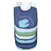 imageHudson Baby Unisex Baby Cotton Terry Drooler Bibs with Fiber Filling Girl Fox One SizeBoy Dino