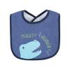 imageHudson Baby Unisex Baby Cotton Terry Drooler Bibs with Fiber Filling Girl Fox One SizeBoy Dino