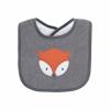 imageHudson Baby Unisex Baby Cotton Terry Drooler Bibs with Fiber Filling Girl Fox One SizeBoy Gray Woodland