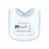 imageHudson Baby Unisex Baby Cotton Terry Drooler Bibs with Fiber Filling Girl Fox One SizeBoy Gray Woodland