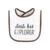 imageHudson Baby Unisex Baby Cotton Terry Drooler Bibs with Fiber Filling Girl Fox One SizeBoy Moose Bear