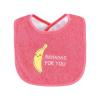 imageHudson Baby Unisex Baby Cotton Terry Drooler Bibs with Fiber Filling Girl Fox One SizeFruits