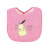 imageHudson Baby Unisex Baby Cotton Terry Drooler Bibs with Fiber Filling Girl Fox One SizeFruits