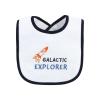 imageHudson Baby Unisex Baby Cotton Terry Drooler Bibs with Fiber Filling Girl Fox One SizeGalactic Explorer