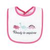 imageHudson Baby Unisex Baby Cotton Terry Drooler Bibs with Fiber Filling Girl Fox One SizeGirl Dino